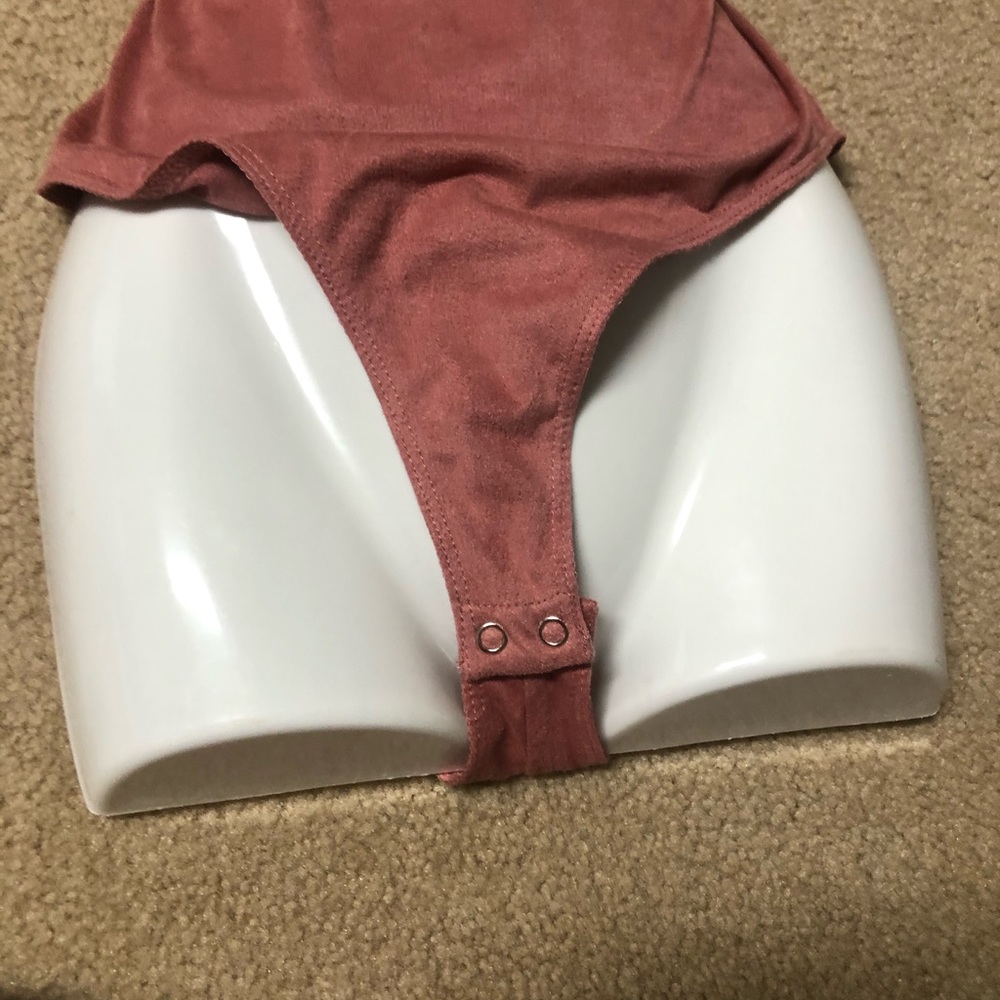 Charlotte Russe Stretch Knit Bodysuit SIZE S - Picture 5 of 6